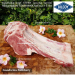 Beef rib TOMAHAWK Australia STEER (young cattle) DIAMANTINA frozen portioned 1 rib +/- 1.6kg (price/kg)